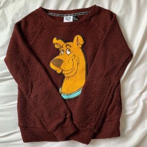 warner bros x forever 21 collab fuzzy scooby doo sweater